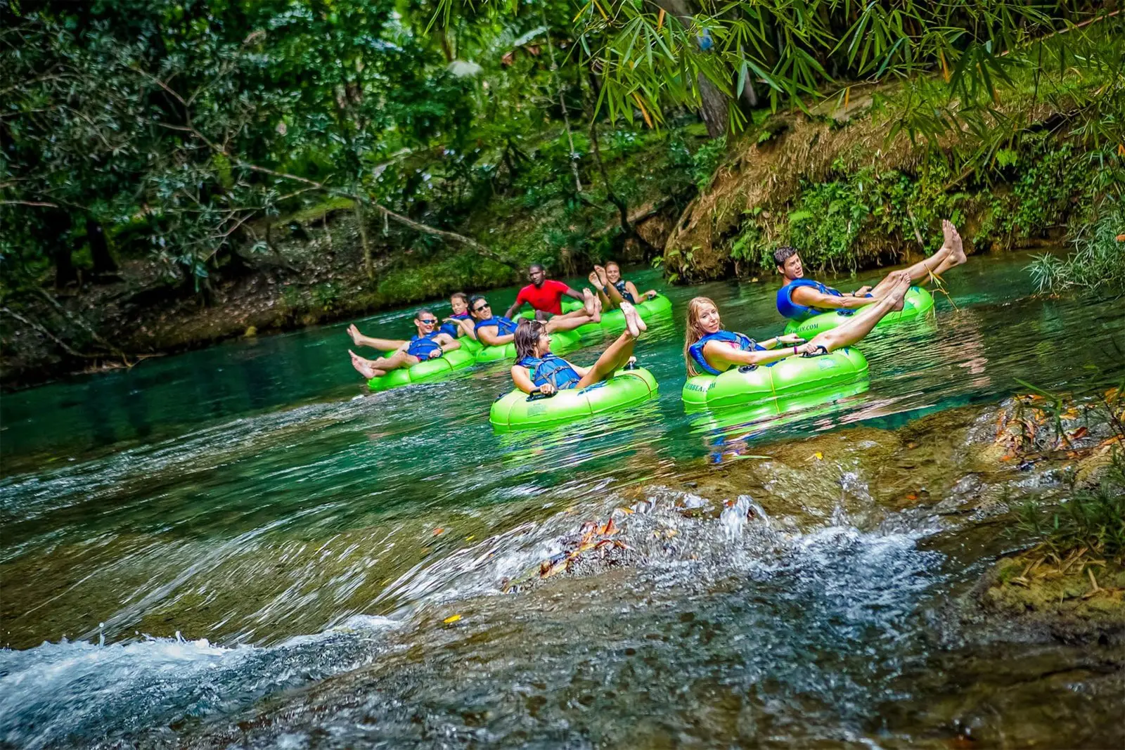 River tubing in Jamaica