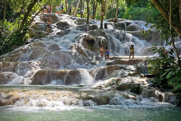 Dunn’s River Falls in Jamaica