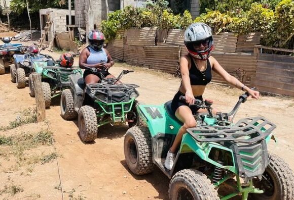 Private combo Dunn’s river falls with zip line ATV day Tour